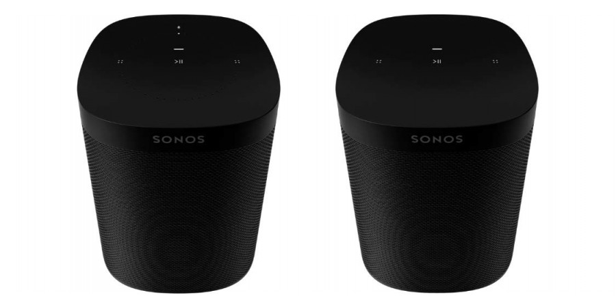 1 Sonos soft bundle one sl noir + one gen 2 noir - iacono.fr
