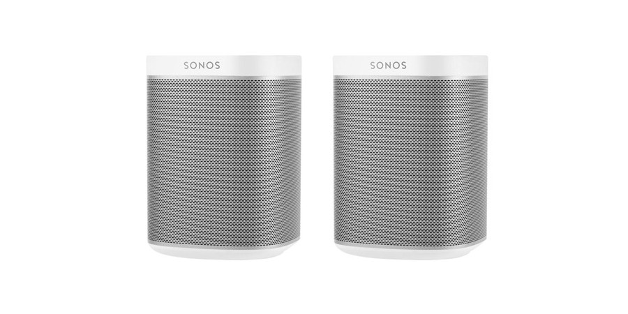1 Sonos Play1:Duo Blanc - Enceintes sans fil - iacono.fr