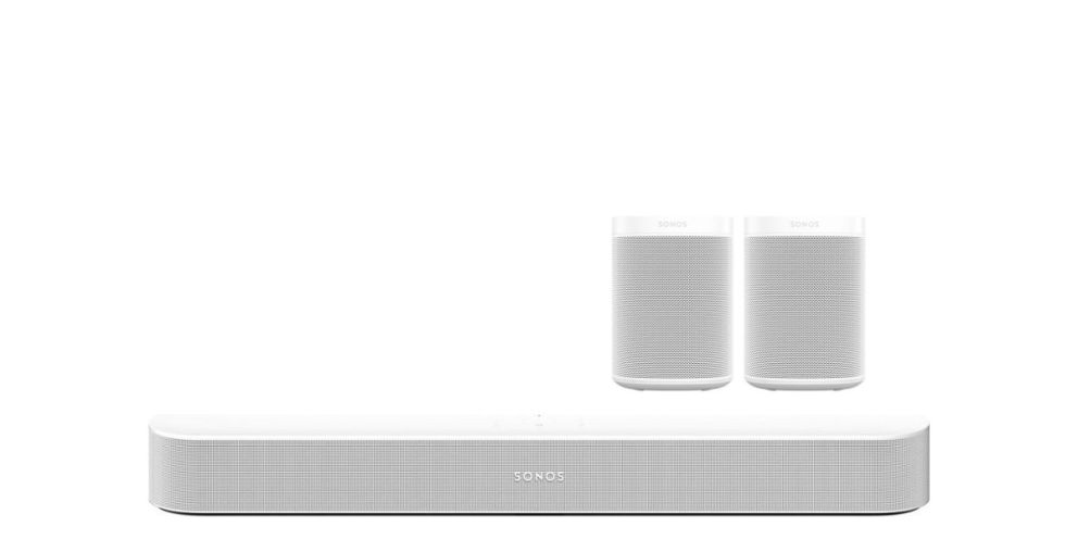 Sonos pack beam gen 2 + 2 x one sl white