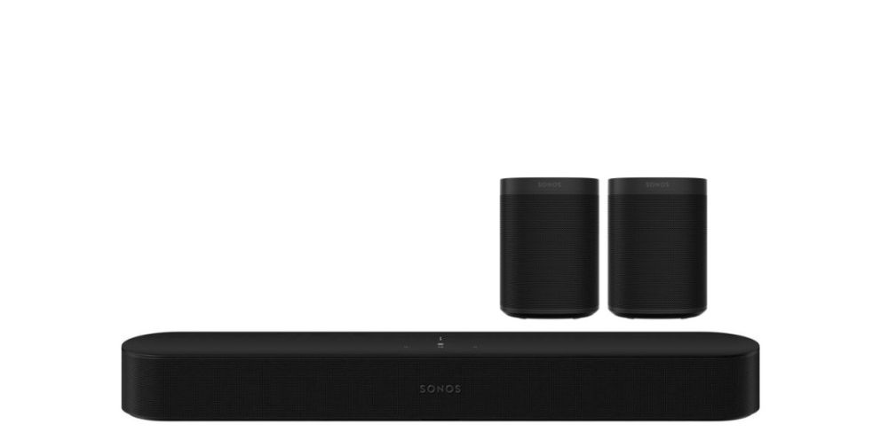 Sonos pack beam gen 2 + 2 x one sl black