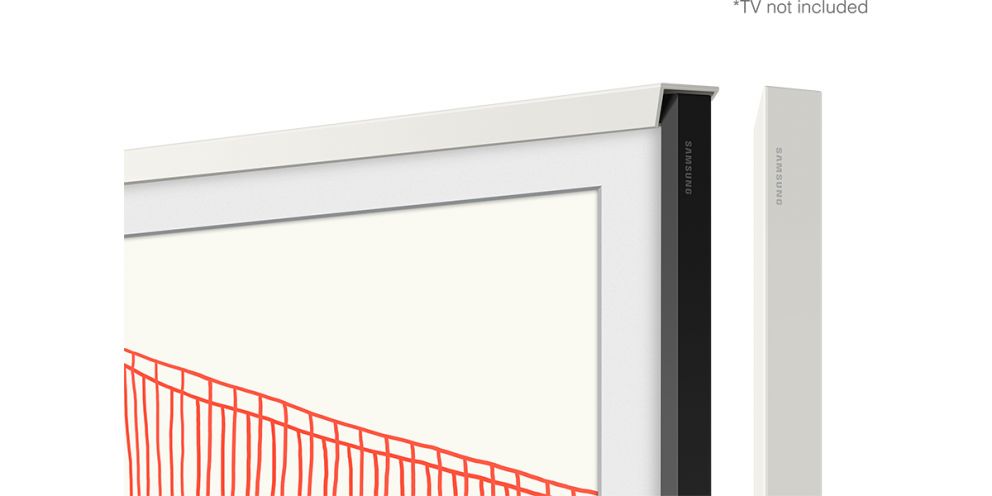 Samsung cadre the frame 65'' 2021 couleur blanc biseauté