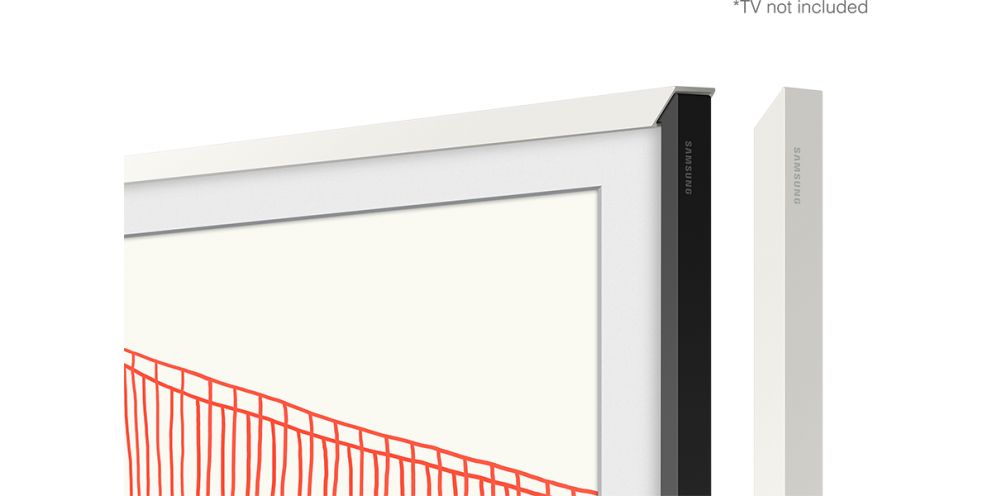 Samsung cadre the frame 75'' 2021 couleur blanc moderne