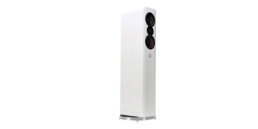 1 Q Acoustics concept 500 white gloss - Enceintes colonnes - iacono.fr