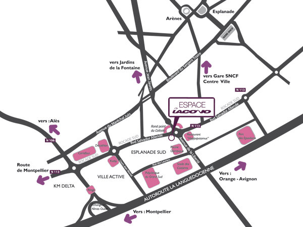 Route plan to iacono.fr