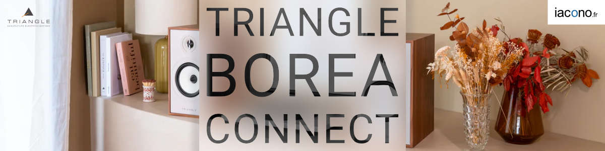 Découvrez la nouvelle gamme d'enceintes Triangle Borea Connect - iacono.fr